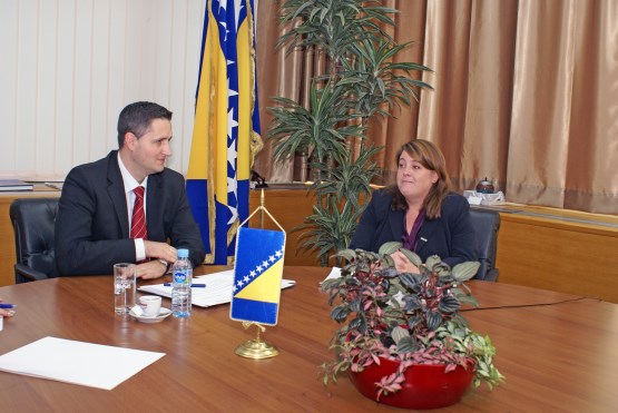 Предсједавајући Представничког дома др Денис Бећировић сусрео се са шефицом Канцеларије Савјета Европе у БиХ